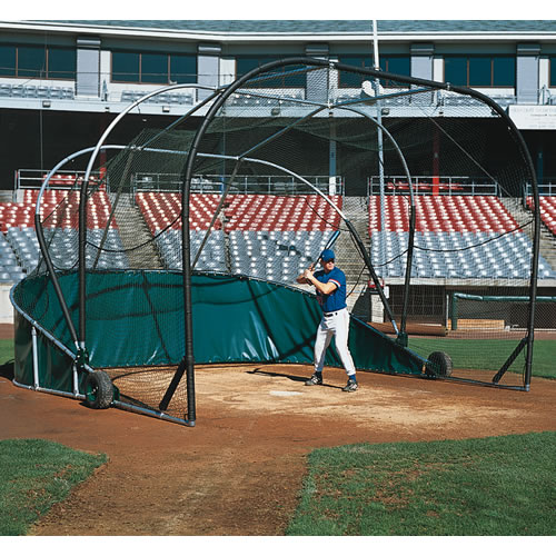 Outdoor portable batting cage