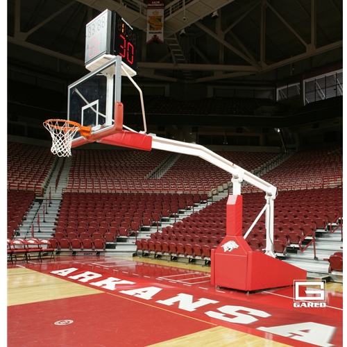 Portable basketball backstop