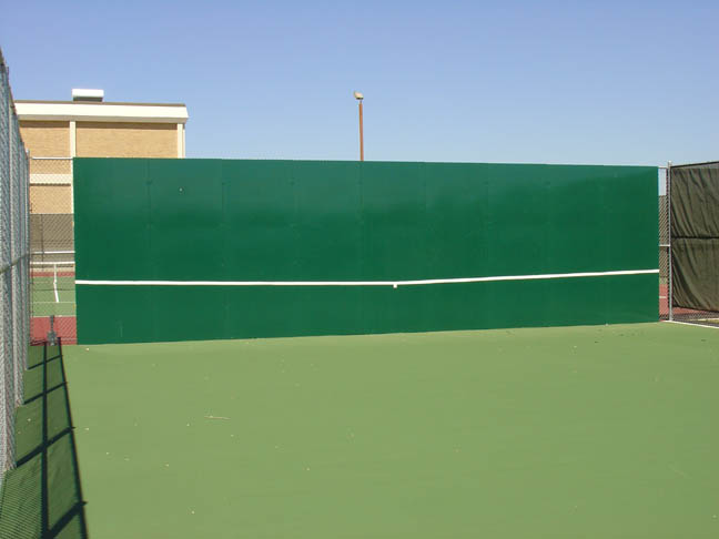 Bakko pro tennis backboard hitting wall