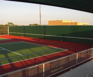 rally master tennis backboard hitting wall