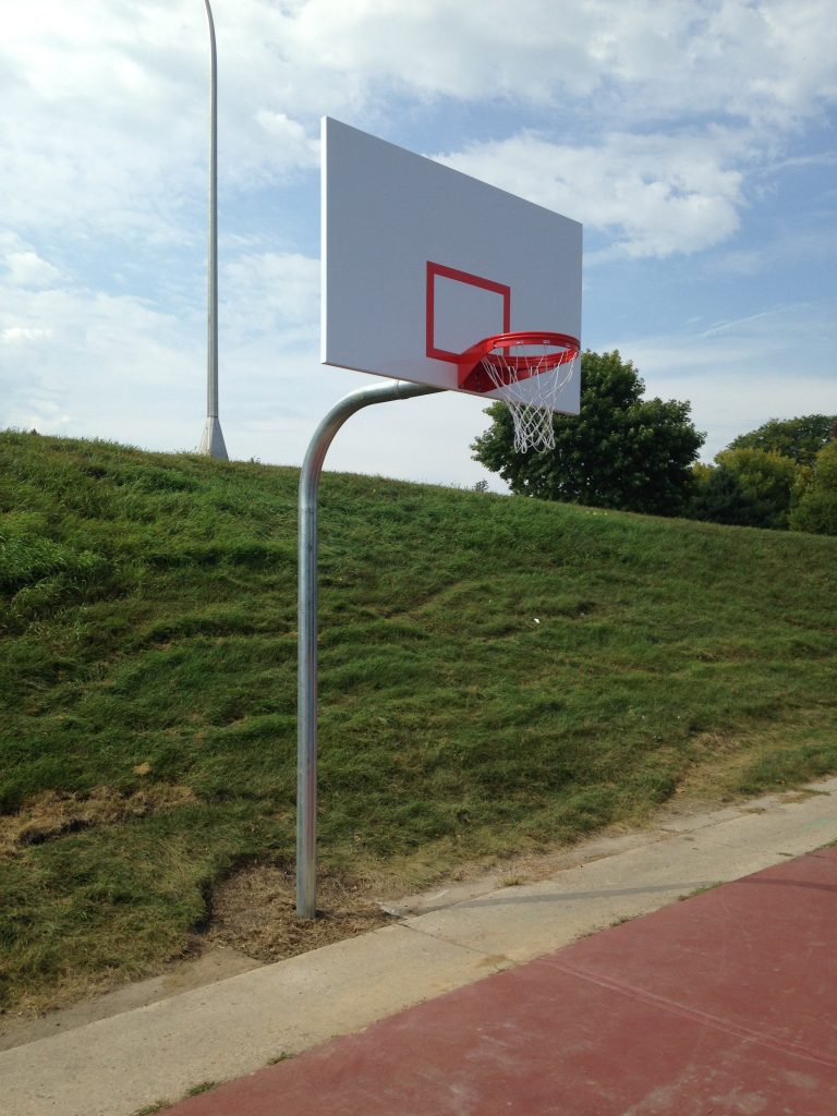 Basketball Backstop - Wall-Mounted - Shooting Station - Adjustable